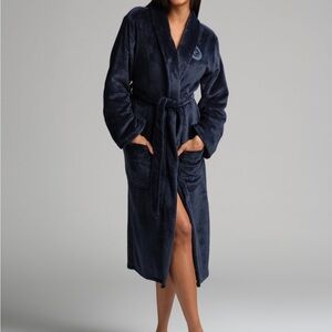 Comfrt Dreamday Navy  Blue Unisex  Robe